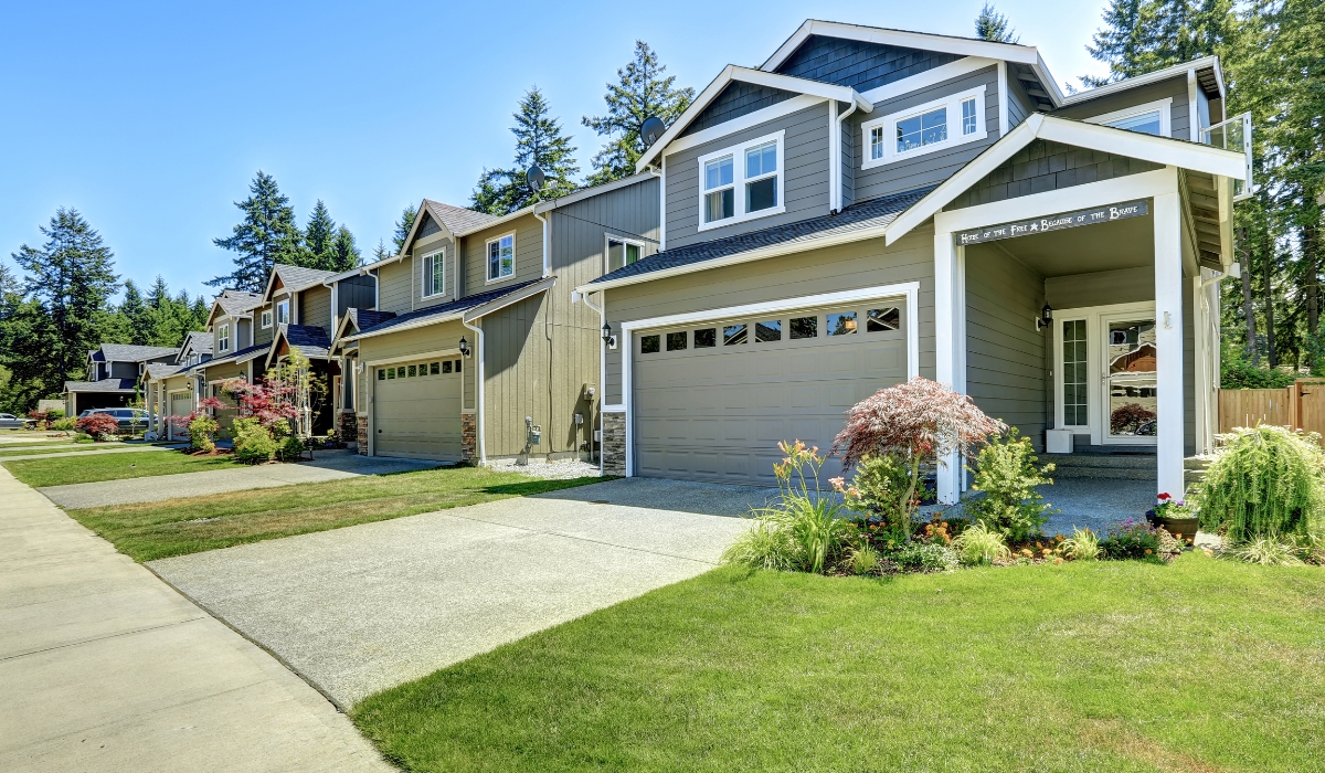 Classic Home Renovation Side-by-side view of a home before and after classic whole house remodeling