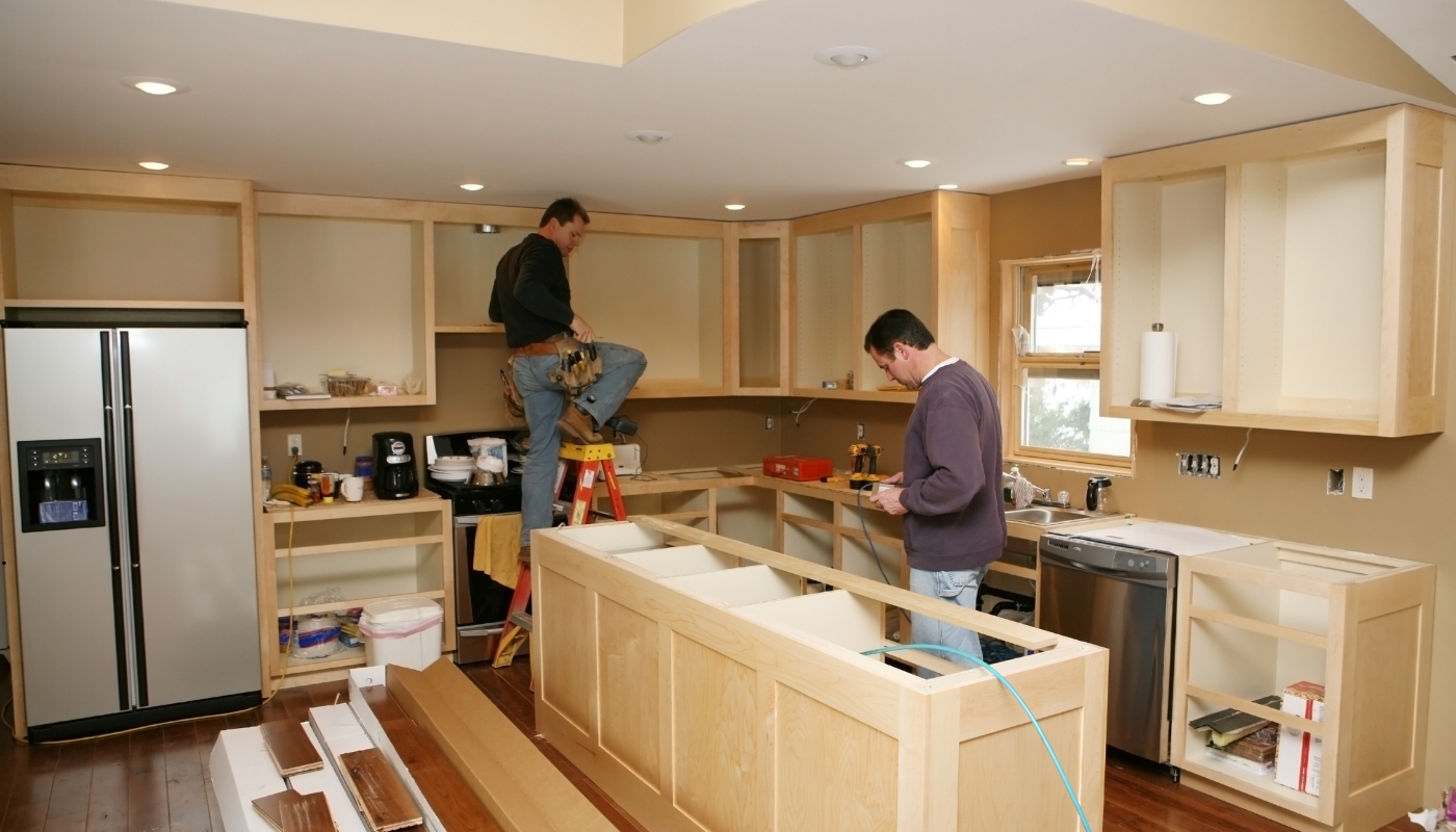 Modern California home interior after complete remodeling and transformation