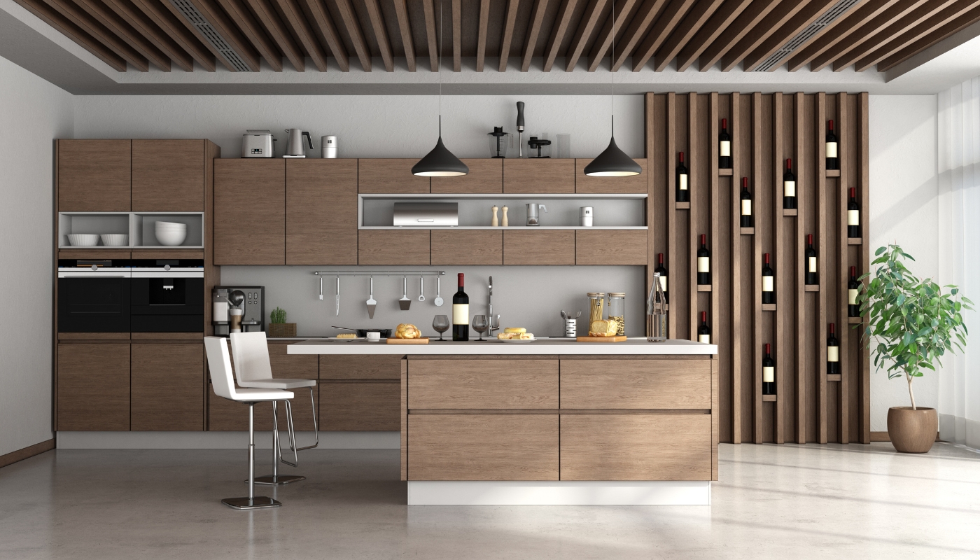 Modern Kitchen Remodeling in Lincoln CA – Remodel California Introduction Modern kitchen remodel in Lincoln, California featuring bright open space, quartz countertops, and contemporary cabinetry design.