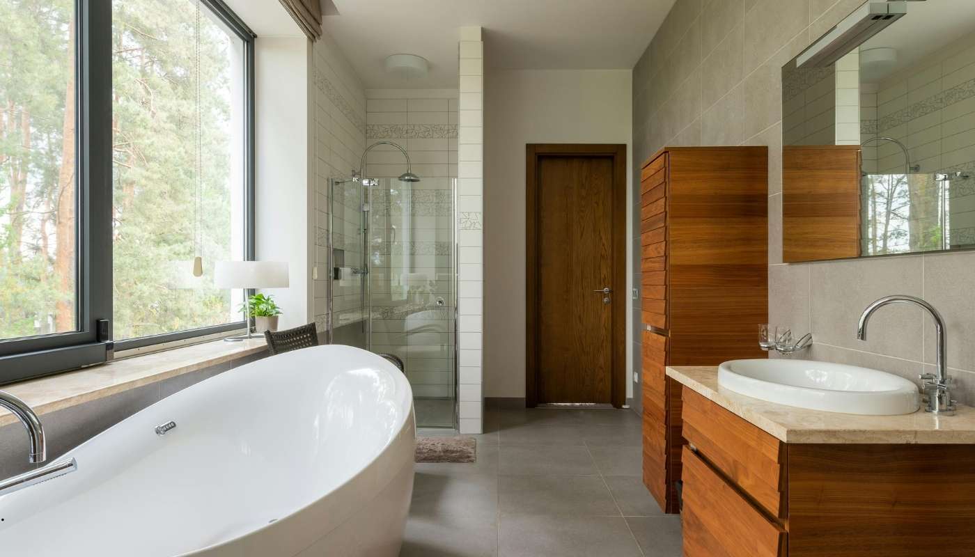 Luxury bathroom renovation in Lincoln, CA by Remodel California featuring modern design, custom cabinetry, and premium finishes.