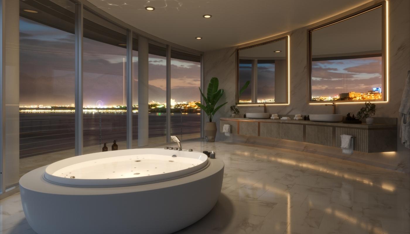 Luxury Bathroom Upgrades by Remodel California Elegant modern bathroom remodel with custom vanity, glass shower, and luxury finishes by Remodel California.